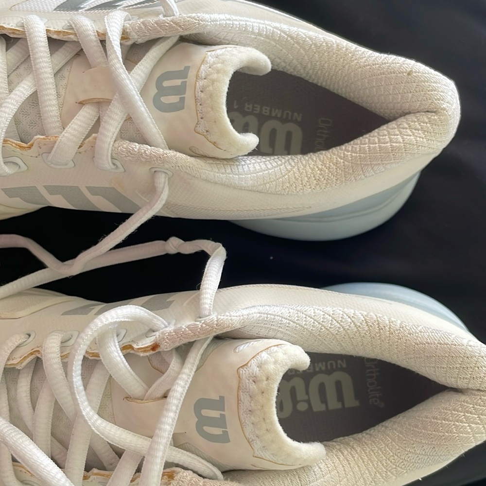 Wilson Women's White Athletic Tennis Shoes - Picture 8 of 12